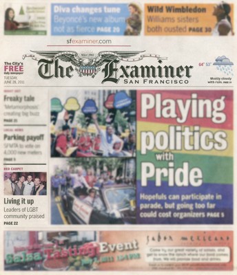 San Francisco Examiner — June 28, 2011 (cover)