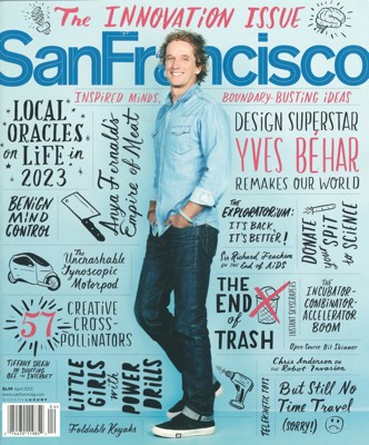 San Francisco Magazine — April 2013 (cover)
